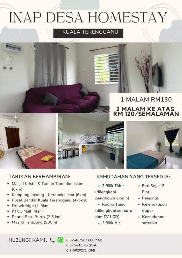 Inap Desa Homestay Batu Buruk Kuala Terengganu Exteriér fotografie